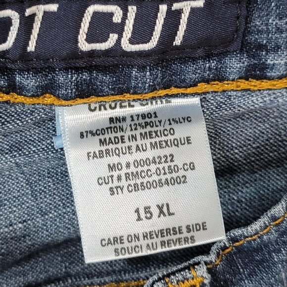 Cruel GIRL Extra Long Bootcut Jeans Medium Wash Boot Cut Denim High Rise 15 XL - Picture 4 of 5